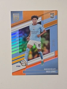 2022-23 Panini Donruss Elite FIFA Soccer Rico Lewis RC Orange /30 - Picture 1 of 2