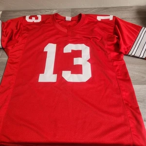 Vintage Ohio State Buckeyes Trikot #13 Clarett XL signiert Championship Football - Bild 1 von 10