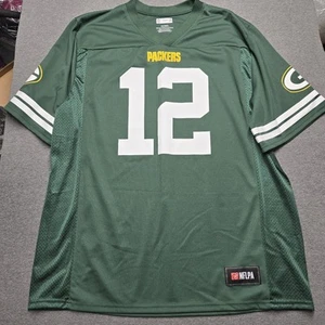 Green Bay Packers Aaron Rodgers #12 Jersey Men's XL NFL Team Apparel Excellent - Picture 1 of 10