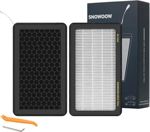 Tesla Model 3 Model Y Air Filter HEPA 2 Pack with Activated Carbon Tesla Cabin A - Picture 1 of 12