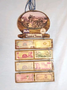 Nicaraguan Wood Cascading Money Wall Decor - Picture 1 of 14