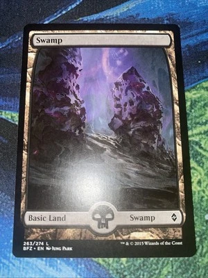 Swamp (263) - Full Art Battle for Zendikar Regular - Image 1 of 2