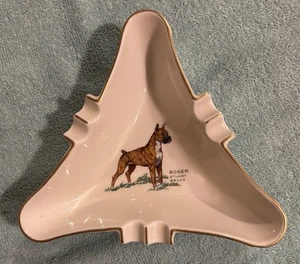 Ceramic Dog Ashtray * Boxer * Stuart Bruce * Made in Italy - Picture 1 of 6