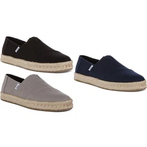 Alpargatas Toms De Yute Con Suela De Cuerda 2.0 Negras Para Hombre UK 7 - 12 - Imagen 1 de 19