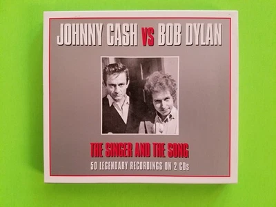 Johnny Cash vs Bob Dylan - The Singer And The Song 2 CD Set LIKE NEW IMPORT - Image 1 of 4
