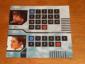 Star Wars Epic Duels Gioco Personaggio Carta Luke Leia Skywalker - Foto 1 di 3