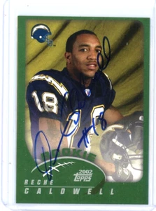 2002 Topps Rookie Premiere Autograph #RP-RC Reche Caldwell - Picture 1 of 2