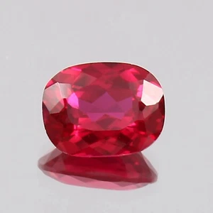 AAA Natural Blood Red Mozambique Ruby Loose Cushion Gemstone Cut 2.40 Ct - Picture 1 of 6