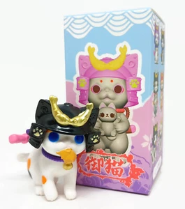 Mini Figura K2TOY Ohonneko Samurai Cat Series CALICO WALKING Juguete Caja Ciega - Imagen 1 de 2