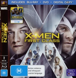 X-Men: First Class Blu-ray + DVD (Region B) James McAvoy - Picture 1 of 3