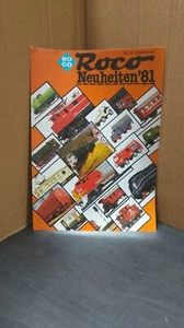 ROCO NEUHEITEN MINIATUR MODELL KATALOG 1981 - Bild 1 von 2
