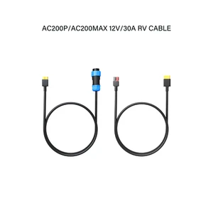 BLUETTI RV Cable 12V/30A Aviation Plug to XT60 Cable &XT60 to SPC45 for AC200MAX - Picture 1 of 8
