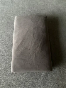Matteo Los Angeles Gray 100% Cotton Queen Flat Sheet Luxury Bedding - Picture 1 of 9