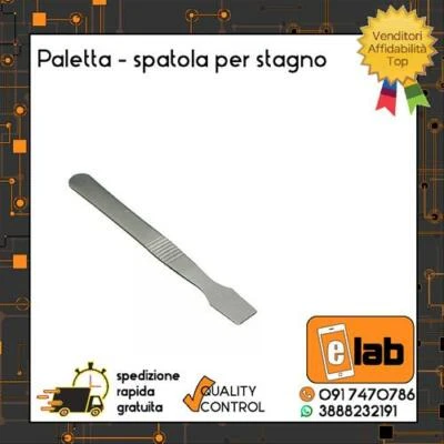 PALETTA - SPATOLA PER STAGNO IN PASTA LIQUIDO FLUSSANTE APERTURA REBALLING BGA - Immagine 1 di 4
