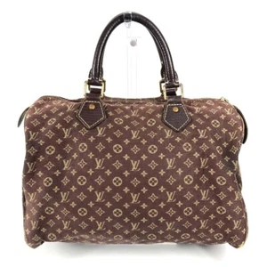 LOUIS VUITTON M95224 Monogram Mini-Lin Speedy30 Bag Hand Bag Brown - Picture 1 of 15