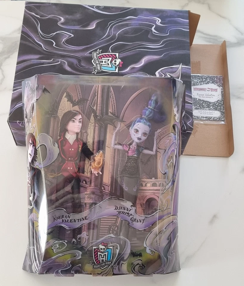 Mattel Monster High Kieran Valentine & Djinni "Whisp" Grant SDCC 2015 Puppenset