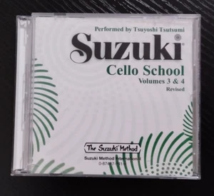 Suzuki Cello School Volumes 3 & 4 revised Audio double CD by Tsuyoshi Tsutsumi - Picture 1 of 6