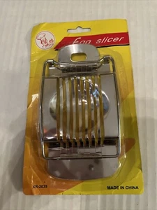 Stainless Steel Chopper Section Egg Slicer Hard Boiled Cutter Tool - Picture 1 of 2