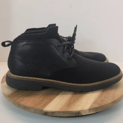 Botas al tobillo Mark Nason Los Angeles para hombre talla 8 EE. UU. 68979 negras con cordones Foto 1 de 4