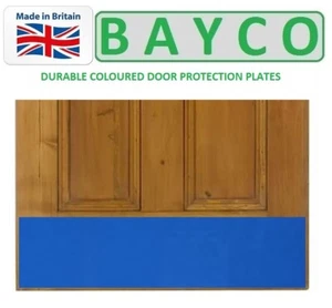 PROTECTION KICK PLATE / DOOR PLATE DOOR COLOURED. CHOICE OF COLOURS UNDRILLED. - Picture 1 of 17