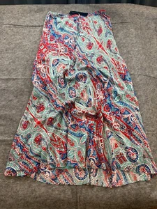 Falda Jones New York Signature nueva con etiquetas - Coral Turquesa con diseño integral talla 8 - Imagen 1 de 9