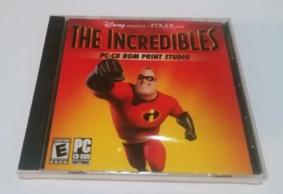 NEW The Incredibles PC-CD ROM Print Studio (PC, 2005, Disney Interactive) - Image 1 of 2