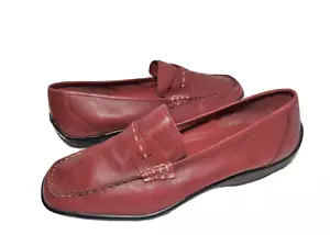 Maripe Cruiser Red Leather Moccasins Loafers Women's Shoe US 8M - Picture 1 of 11