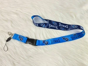 🔥NEW🔥 Tennessee Titans KeyChain Badge Holder NFL Lanyard Detachable Clip - Picture 1 of 1