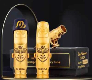 2025 Durga 6 Generation Alto Saxophone Mouthpiece Gold Plating Sax Mouth Pieces - Picture 1 of 6