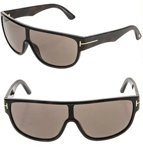 Tom Ford Wagner TF292 52J Braun Havanna Maske Schild Unisex Sonnenbrille Authentisch - Bild 1 von 10