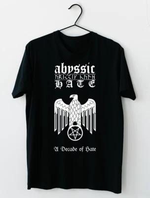 Abyssic Hate A Decade Of Hate T-Shirt S M L XL 2XL 3XL - Image 1 of 2