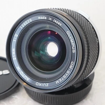 Near MINT Olympus OM System Auto-W 21mm F/2 MF Lens from Japan - Image 1 of 4