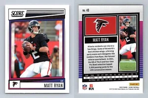 Matt Ryan #40 Score NFL 2022 Panini American Football Trading Card - Picture 1 of 1