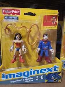 Fisher Price -Imaginext Justice League- Wonder Woman & Superman - Picture 1 of 1
