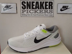Nike Men's Air Zoom Structure 24 - DR9879 100 - White / Black - Size: 10.5 - NEW - Picture 1 of 12
