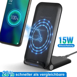 15W Induktive Wireless Charger Ladegerät Ladestation Für Samsung S24+/S23/S22 - Zdjęcie 1 z 10