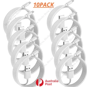 10X Fast USB Cable Charger cord For Apple iPhone 8 XR X 12 13 Pro iPad Charging - Picture 1 of 12
