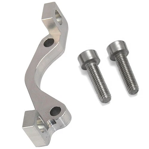 Hope Brake Mount 74mm Post Mount to IS Caliper +20mm Adapter Silver - Brand New - Image 1 of 1