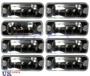 8x 24V Kabine Front Marker LED Lichter weiß (3 LEDs) für DAF XF-CF-LF MERCEDES - Bild 1 von 4