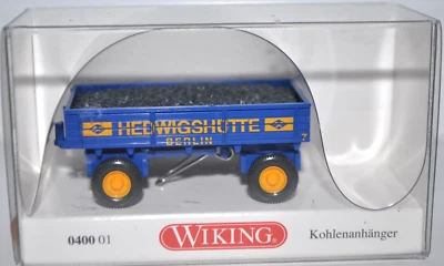 Remolque de carbón Wiking 0400 01 vintage "Hedwigschutte n.º 7" - NUEVO con CAJA Foto 1 de 3