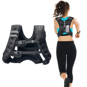 VEVOR Chaleco Lastrado de 13,8 kg para Entrenamiento de Fuerza 89-114 cm Unisex - Imagen 1 de 12