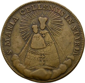 Wallfahrt Mariazell Steiermark 1757 Jeton 28 mm/ 6,3 g Original #GAP475 - Picture 1 of 2