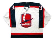 Any Name Number Windsor Spitfires Retro Custom Hockey Jersey White
