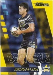 2019 Nrl Traders Base Card (087) Jordan McLEAN Cowboys - Picture 1 of 1
