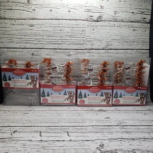 (4) Rudolph Red Nosed Reindeer Bumble Snowman Mini String 20 LED Christmas Light - Picture 1 of 6