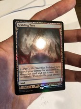 MAGIC MTG ZENDIKAR EXPEDITION SCALDING TARN FOIL NM/M
