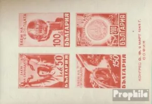 Bulgaria Bloque 3 nuevo 1945 Freiheitsanleihe - Imagen 1 de 1
