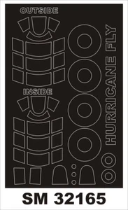 Montex SM32165 Hawker Hurricane Mk.IIC 1/32 masks - Picture 1 of 1