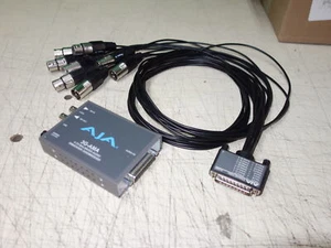 Incrustador/desincrustador de audio equilibrado de 4 canales AJA 3G-AMA con cable de ruptura SIN P/S - Imagen 1 de 6