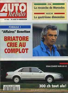 Hebdo Auto Nr.946 24.08.1994 Audi A8 4.2 Opel Omega 3.0 - Bild 1 von 1